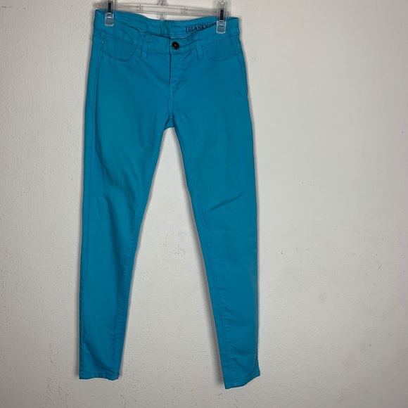 light blue skinny trousers